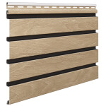 Fasádní obklad - lamela WOOD SIDING SVP-B6 FRONTO V-BLACK - 60 dub /2,95 m