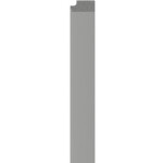 Pravá lemovací lišta LINERIO R-TRIM M-LINE - Grey /2,65 m