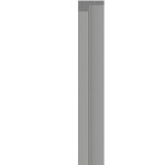 Levá lemovací lišta LINERIO L-TRIM S-LINE - Grey /2,65 m