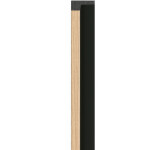 Levá lemovací lišta LINERIO L-TRIM S-LINE - Natural+Black /2,65 m