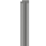 Pravá lemovací lišta LINERIO R-TRIM S-LINE - Grey /2,65 m