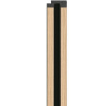 Pravá lemovací lišta LINERIO R-TRIM S-LINE - Natural+Black /2,65 m