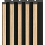 Obkladové panely do interiéru LINERIO PANEL S-LINE - Natural+Black /0,115 x 2,65 m
