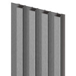 Obkladové panely Vilo MPC MODULO - akustický lamelový panel M - Brushed Steel /0,15 x 2,65 m