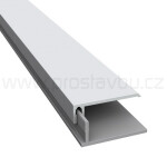 Ukončovací U profil 2-dílný KERRAFRONT WD FS-252 - 23 stříbrně šedá (Silver Grey) /3 m