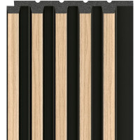 Obkladové panely do interiéru LINERIO PANEL S-LINE - Natural+Black /0,115 x 2,65 m