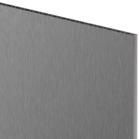 Obkladové panely Vilo MPC MODULO - dekorativní hladký panel XL - Brushed Steel /0,6 x 2,65 m