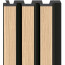 Obkladové panely do interiéru LINERIO PANEL M-LINE - Natural+Black /0,115 x 2,65 m