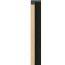 Levá lemovací lišta LINERIO L-TRIM S-LINE - Natural+Black /2,65 m