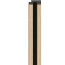 Pravá lemovací lišta LINERIO R-TRIM S-LINE - Natural+Black /2,65 m