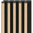 Obkladové panely do interiéru LINERIO PANEL S-LINE - Natural+Black /0,115 x 2,65 m