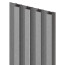 Obkladové panely Vilo MPC MODULO - akustický lamelový panel M - Brushed Steel /0,15 x 2,65 m