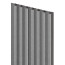 Obkladové panely Vilo MPC MODULO - akustický lamelový panel S - Brushed Steel /0,14 x 2,65 m