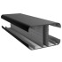 Plotový sloupek ALU SLIM-LINE - Duofuse DF1PA85 - BL černá /2,1 m