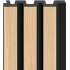 Obkladové panely do interiéru LINERIO PANEL M-LINE - Natural+Black /0,115 x 2,65 m