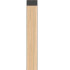 Univerzální lemovací lišta LINERIO U-TRIM S/M LINE - Natural+Black /2,65 m