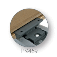PVC spona P9342 + šroub 9.5 mm - Twinson P9469  /bal.100+110 ks